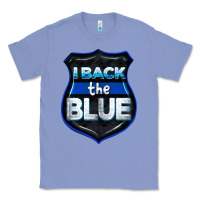 Colony Blue I back the blue 4th of July Classic Tee - CowGirlArtShop