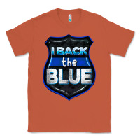 Copper I back the blue 4th of July Classic Tee - CowGirlArtShop