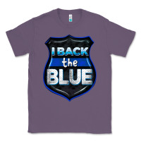 Lavender I back the blue 4th of July Classic Tee - CowGirlArtShop