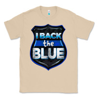 Mushroom I back the blue 4th of July Classic Tee - CowGirlArtShop