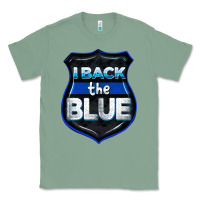 Sage I back the blue 4th of July Classic Tee - CowGirlArtShop