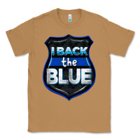 Toasted Coconut I back the blue 4th of July Classic Tee - CowGirlArtShop