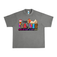 Tornado this teacher wears her heart on her sleeve Urban Heavy Tee - Zillion Design Studio