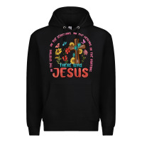 Black in the waiting there was jesus Premium Hoodie - MaliasSmallBusiness