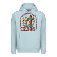 Blue Mist in the waiting there was jesus Premium Hoodie - MaliasSmallBusiness