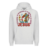 Dove Grey in the waiting there was jesus Premium Hoodie - MaliasSmallBusiness