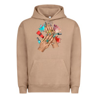 Pigment Burro Western Nail Art With Nail Material Bbs Urban Hoodie - BundleAndBundleShop