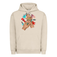 Pigment French Oak Western Nail Art With Nail Material Bbs Urban Hoodie - BundleAndBundleShop