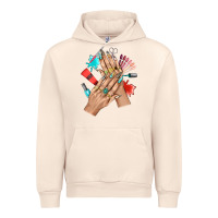 Sandshell Western Nail Art With Nail Material Bbs Urban Hoodie - BundleAndBundleShop