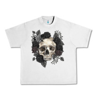 Lunar Rock Floral skull Urban Heavy Tee - RanaPortraitStore