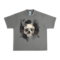 Tornado Floral skull Urban Heavy Tee - RanaPortraitStore