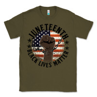 Army Green black lives matter Classic Tee - HRA Design Shop