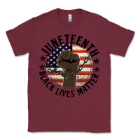 Burgundy black lives matter Classic Tee - HRA Design Shop