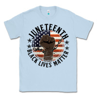 Dusty Blue black lives matter Classic Tee - HRA Design Shop