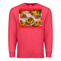 Cardinal ladybug sunflower Premium Sweatshirt - BarkalooDesign