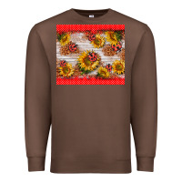 Chestnut ladybug sunflower Premium Sweatshirt - BarkalooDesign