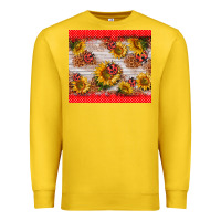 Lemon ladybug sunflower Premium Sweatshirt - BarkalooDesign