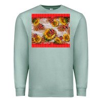 Seafoam ladybug sunflower Premium Sweatshirt - BarkalooDesign