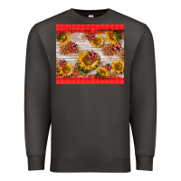Smoke ladybug sunflower Premium Sweatshirt - BarkalooDesign