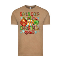Vintage Coffee balls deep in christmas spirit Vintage Tee - Zillion Design Studio