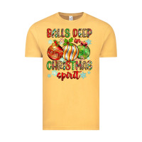 Vintage Mustard balls deep in christmas spirit Vintage Tee - Zillion Design Studio