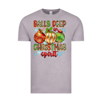 Balls Deep In Christmas Spirit Vintage Tee | Teevron