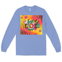 Colony Blue best teacher ever Long Sleeve Tee - Zillion Design Studio