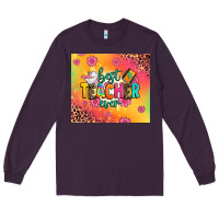 Plum best teacher ever Long Sleeve Tee - Zillion Design Studio