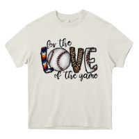 Cream for the love of the game baseball Heavy Core Tee - CowhideDigitalArt