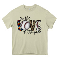 Mossy for the love of the game baseball Heavy Core Tee - CowhideDigitalArt