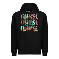 Black nurse nurse nurse Premium Hoodie - NancyCooperArtShop