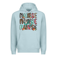 Blue Mist nurse nurse nurse Premium Hoodie - NancyCooperArtShop