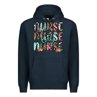 Navy nurse nurse nurse Premium Hoodie - NancyCooperArtShop