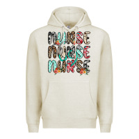 Oatmeal Heather nurse nurse nurse Premium Hoodie - NancyCooperArtShop