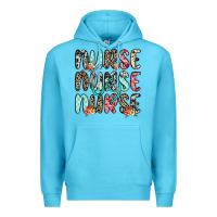 Ocean Blue nurse nurse nurse Premium Hoodie - NancyCooperArtShop