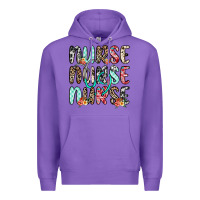 Purple nurse nurse nurse Premium Hoodie - NancyCooperArtShop