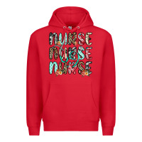 Red nurse nurse nurse Premium Hoodie - NancyCooperArtShop