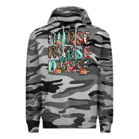 Slate Camo nurse nurse nurse Premium Hoodie - NancyCooperArtShop