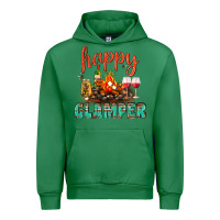 Emerald Happy Glamper Camp Urban Hoodie - BundleAndBundleShop