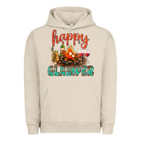 Pigment French Oak Happy Glamper Camp Urban Hoodie - BundleAndBundleShop