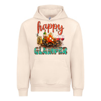 Sandshell Happy Glamper Camp Urban Hoodie - BundleAndBundleShop
