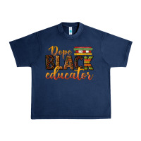 Navy dope black educator Urban Heavy Tee - texasbilliewilder
