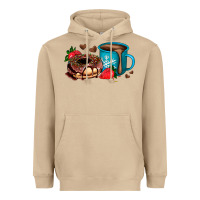 Mushroom donut coffee strawberry Heavyweight Hoodie - AdoDesignShop