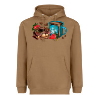 Toasted Coconut donut coffee strawberry Heavyweight Hoodie - AdoDesignShop