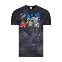 Cloud Black mri gnomes Vintage Tee - Zillion Design Studio