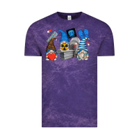 Cloud Purple mri gnomes Vintage Tee - Zillion Design Studio