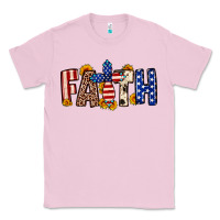 Bubblegum Pink Faith USA flag sunflower Classic Tee - Neo Western