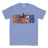 Colony Blue Faith USA flag sunflower Classic Tee - Neo Western