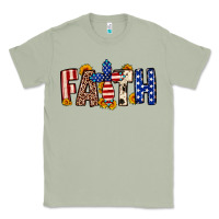 Matcha Faith USA flag sunflower Classic Tee - Neo Western