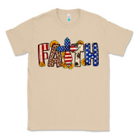 Mushroom Faith USA flag sunflower Classic Tee - Neo Western